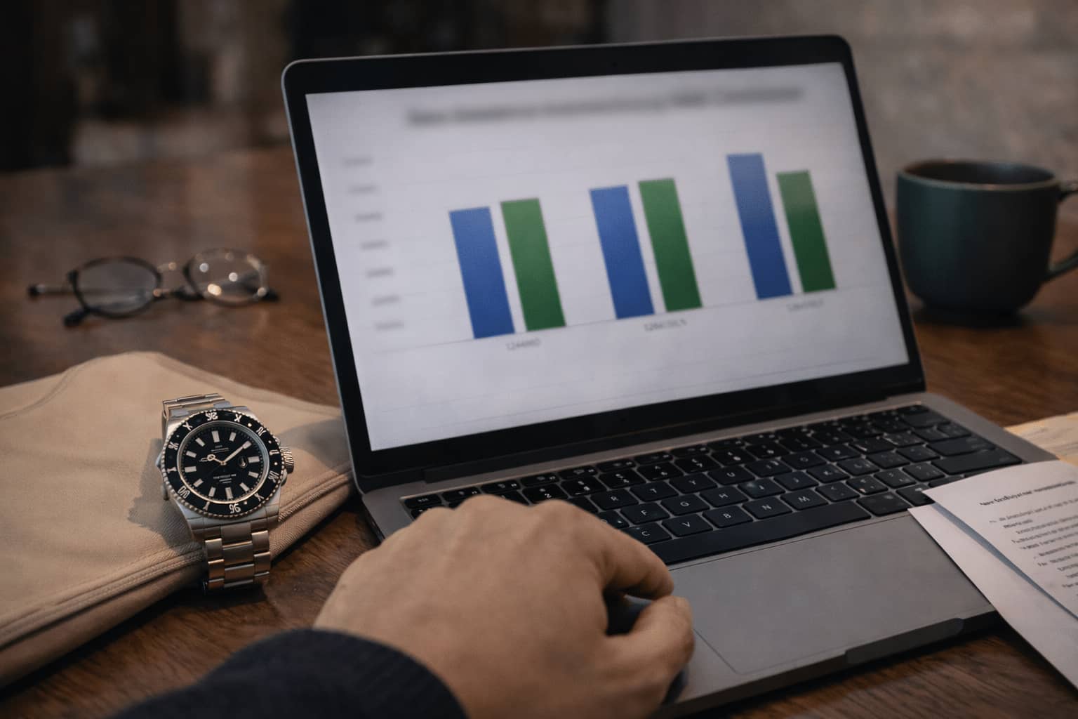 Macroeconomic context for luxury watch pricing with currency and metals concept