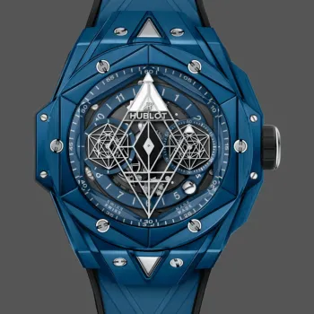 Hublot Big Bang Sang Bleu 418.EX.5107.RX.MXM21 Replica - Blue Dial Ceramic