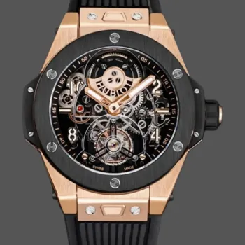 Hublot Big Bang Tourbillon Skeleton 429.OQ.0180.RX Replica - Fabric Strap