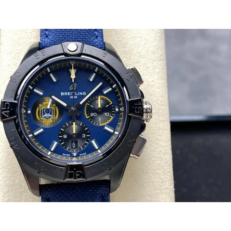 Breitling Chronomat B01 44 SB01474A1C1X1 Replica - Blue Dial Stainless Steel