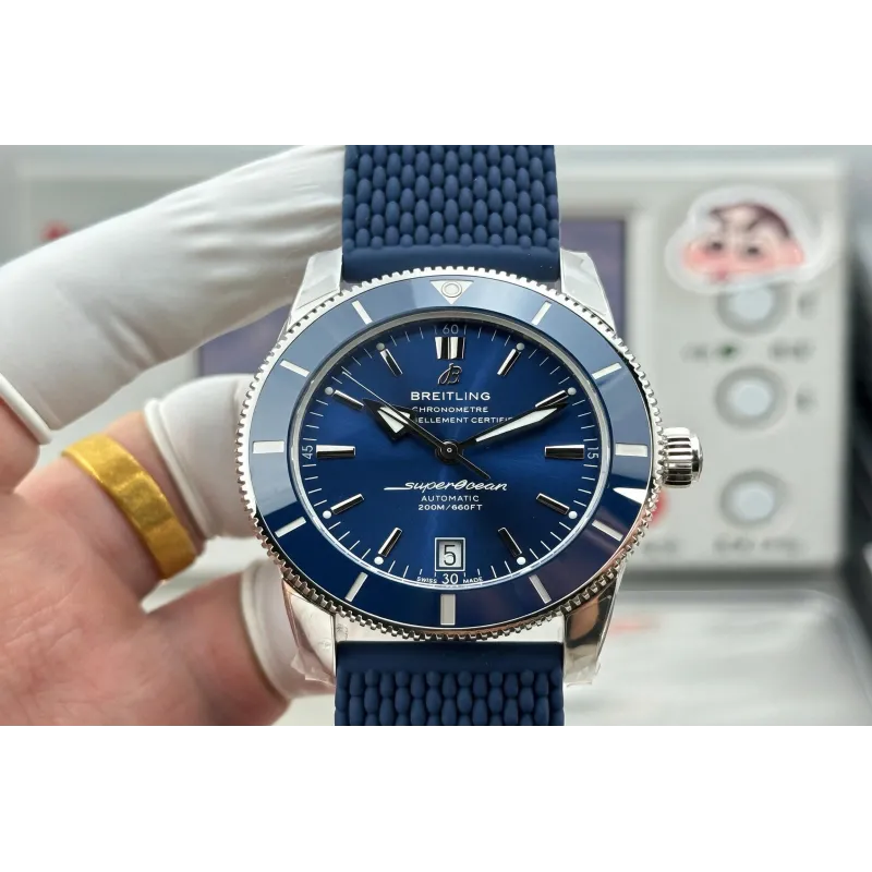 Breitling Superocean Heritage AB2020161C1S1 Replica - Blue Dial Rubber Strap