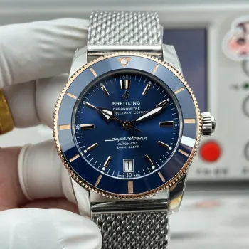 Breitling Superocean Heritage UB2010161C1A1 Replica - Blue Dial Milanese Mesh
