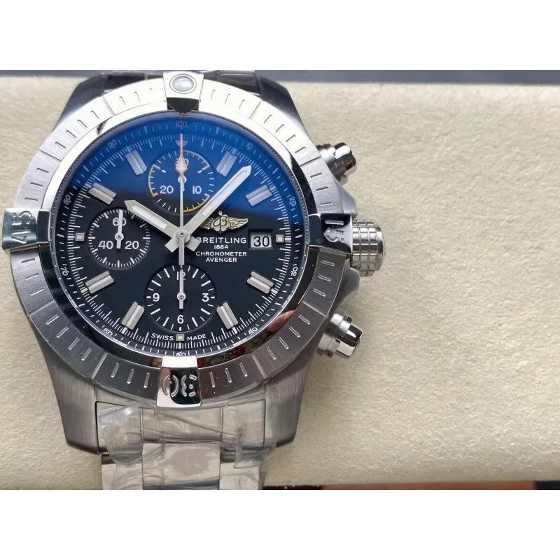 Breitling Avenger Chronograph 45 A13317101B1A1 Replica - Black Dial