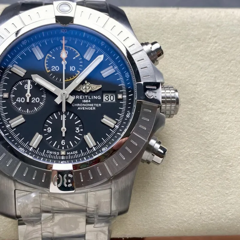 Breitling Avenger Chronograph 45 A13317101B1A1 Replica - Black Dial