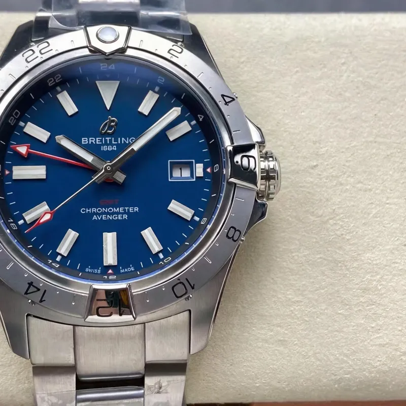 Breitling Avenger A32320101C1A1 Replica - Blue Dial Fluted Bezel