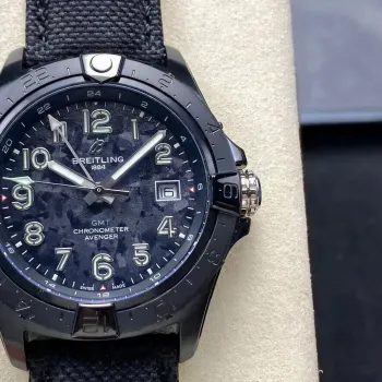 Breitling Avenger S32320101B1X1 Replica - Black Dial Fluted Bezel