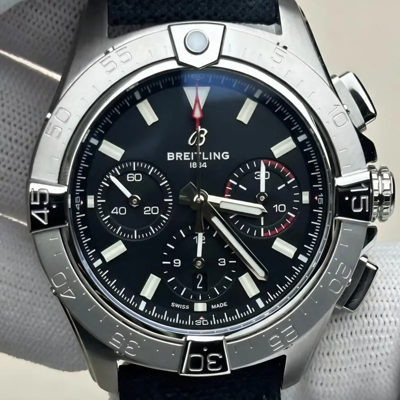 Breitling Chronomat B01 42 AB0146101B1X1 Replica - Black Dial Stainless Steel