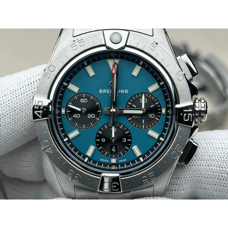 Breitling Chronomat B01 42 AB0147101C1A1 Replica - Ice Blue Dial Stainless Steel