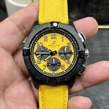 Breitling Avenger SB0147101I1X1 Replica - Yellow Dial Fluted Bezel