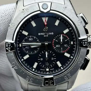 Breitling Chronomat B01 42 AB0147101B1A1 Replica - Black Dial Stainless Steel
