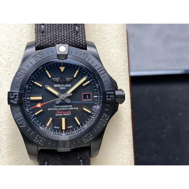 Breitling Avenger Blackbird 44 V17311101B1W1 Replica - Black Dial Titanium