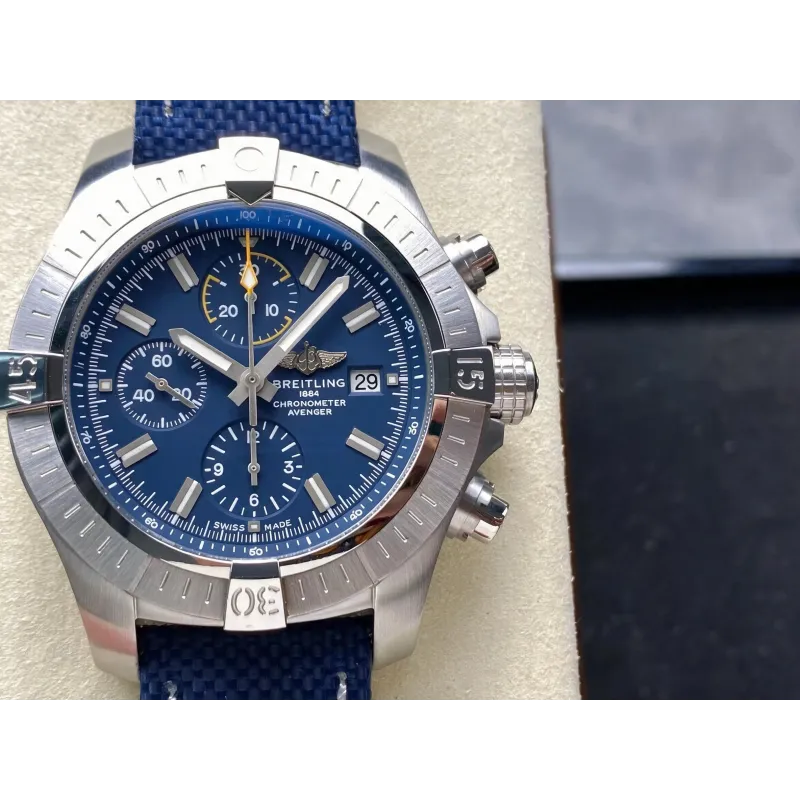 Breitling Avenger A13317101C1X1 Replica - Blue Dial Stainless Steel