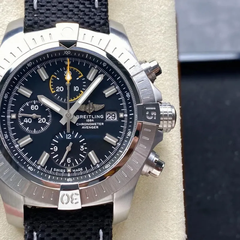 Breitling Avenger A13317101B1X1 Replica - Black Dial Stainless Steel