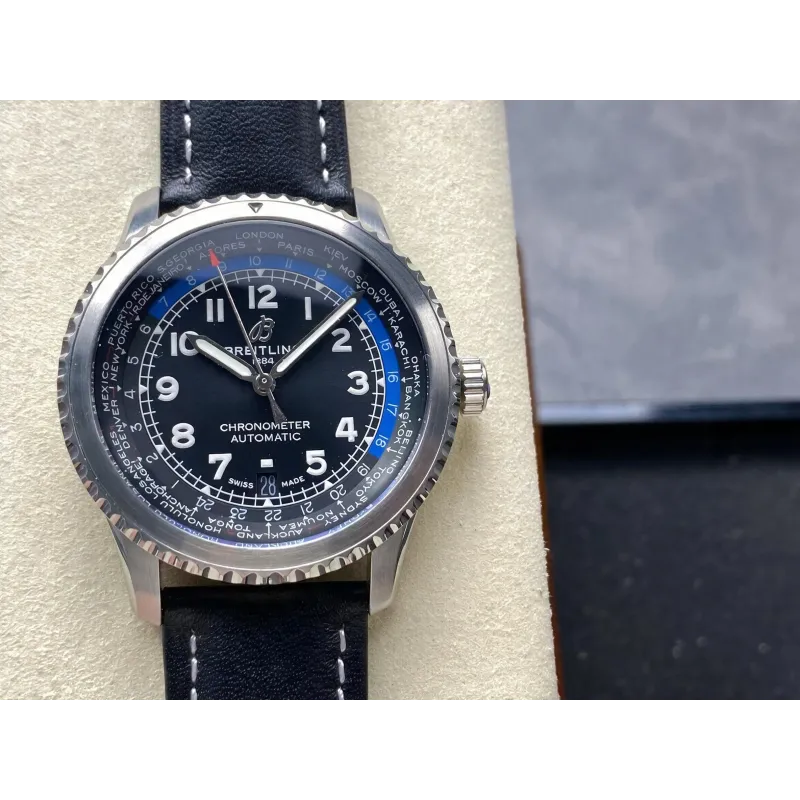 Breitling Navitimer 8 B35 Unitime 41 AB3521U41B1P1 Replica - Black Dial