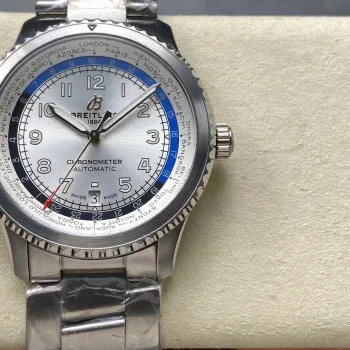 Breitling Navitimer 8 B35 Automatic Unitime 43 AB3521U01G1A1 Replica - Silver Dial