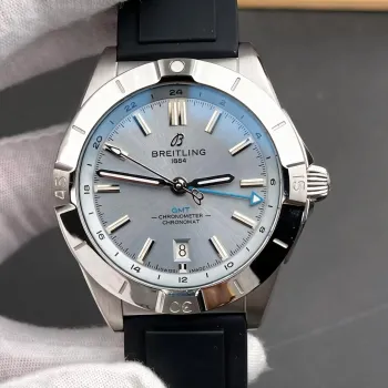Breitling Chronomat P32398101C1S1 Replica - Ice Blue Dial Fluted Bezel