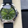 Breitling Chronomat A32398A11L1A1 Replica - Olive Green Dial Fluted Bezel