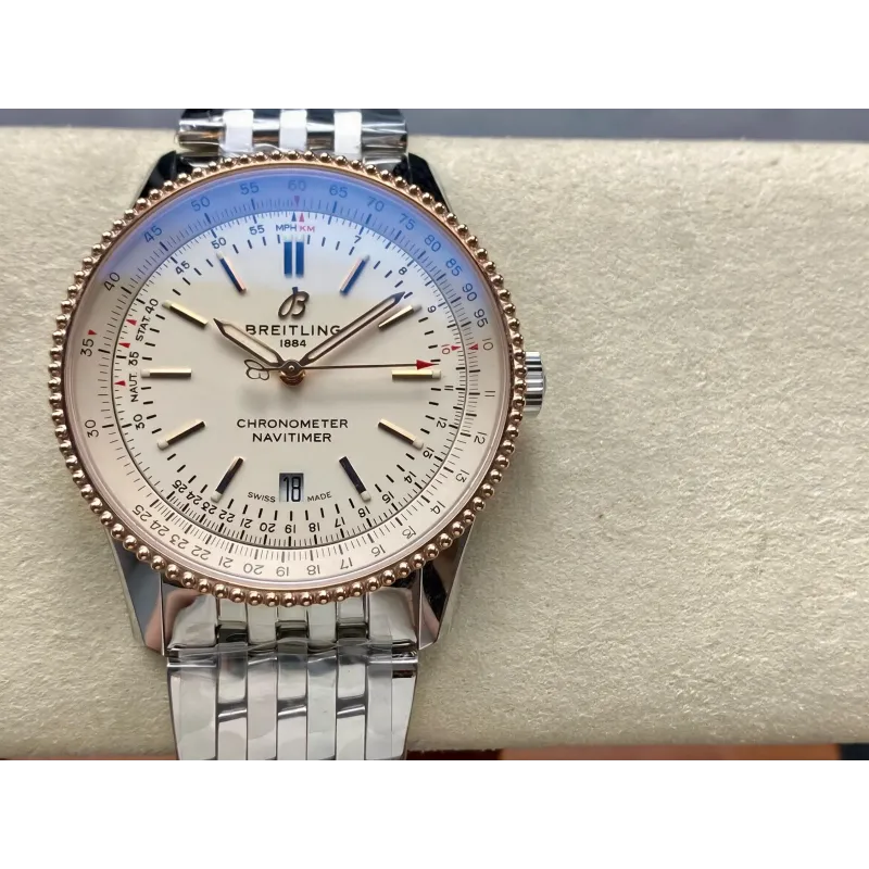 Breitling Navitimer Automatic 41 U17326211G1A1 Replica - Cream Dial Two-Tone
