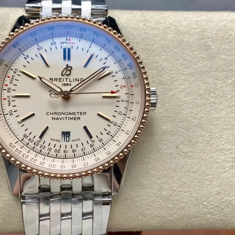 Breitling Navitimer Automatic 41 U17326211G1A1 Replica - Cream Dial Two-Tone