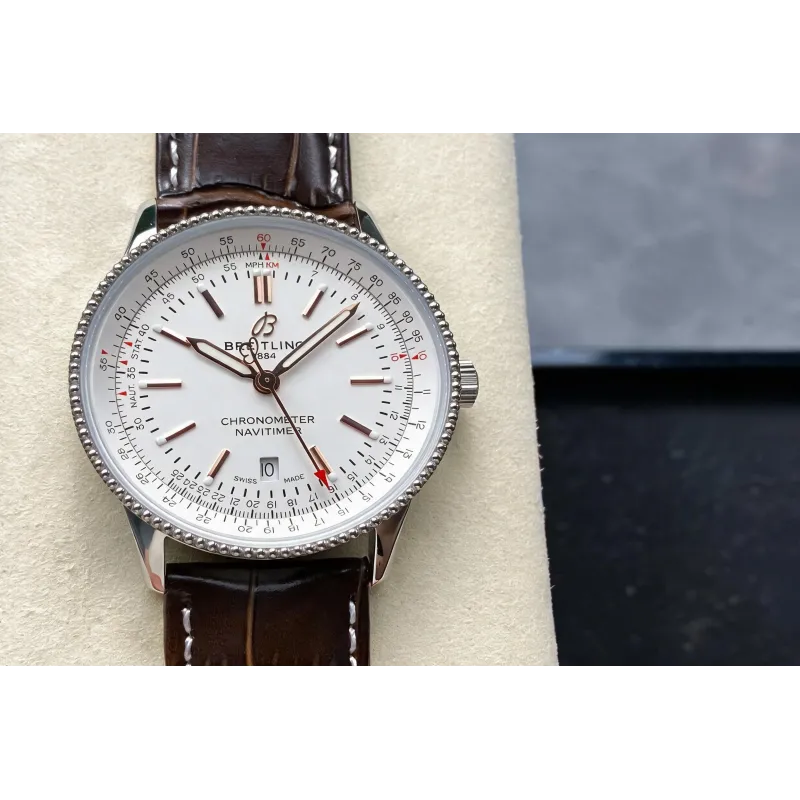 Breitling Navitimer Automatic 41 A17326211G1P1 Replica - White Dial