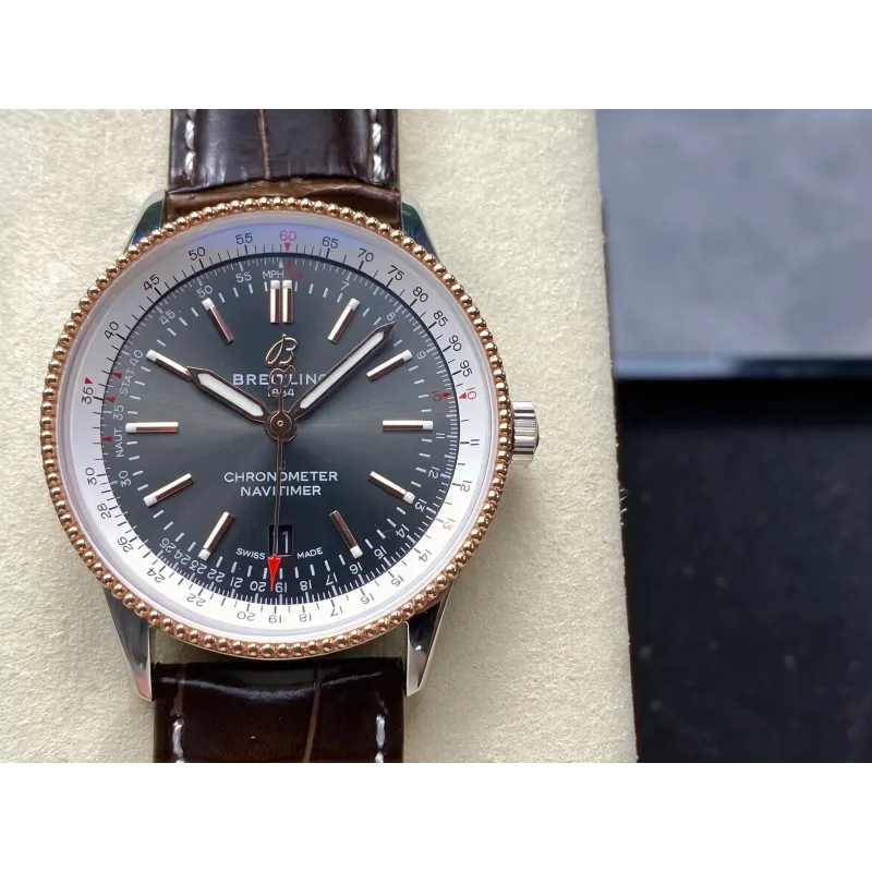 Breitling Navitimer U17326211M1P1 Replica - Grey Dial Two-Tone
