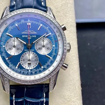 Breitling Navitimer AB0139631C1P1 Replica - Blue Dial Fluted Bezel