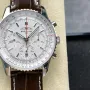 Breitling Navitimer AB0139211G1P1 Replica - Silver Dial Fluted Bezel