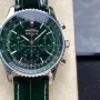 Breitling Navitimer AB01382B1L1P1 Replica - Green Dial Fluted Bezel