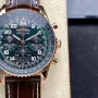Breitling Navitimer RB12302A1L1P1 Replica - Green Dial Fluted Bezel