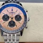 Breitling Navitimer AB0138241K1A1 Replica - Copper Dial Fluted Bezel