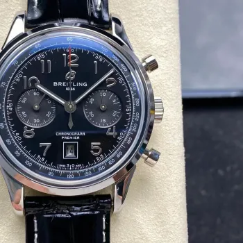 Breitling Premier AB0145221B1P1 Replica - Black Dial Stainless Steel