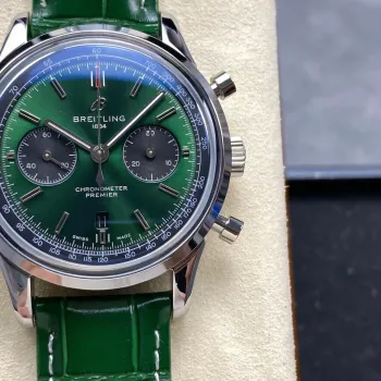 Breitling Premier AB0118221L1P1 Replica - Green Dial Stainless Steel