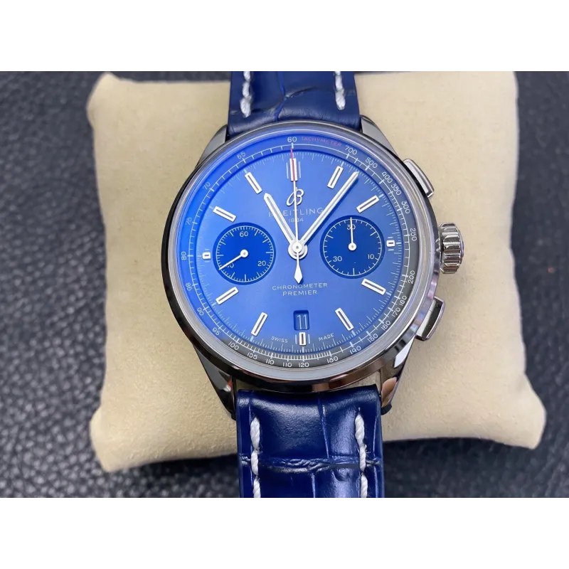 Breitling Premier AB0118A61C1P1 Replica - Blue Dial Stainless Steel