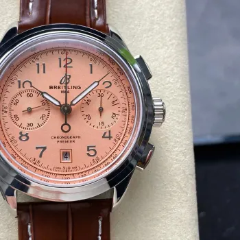 Breitling Premier B01 Chronograph 42 AB0145331K1P2 Replica - Copper Dial