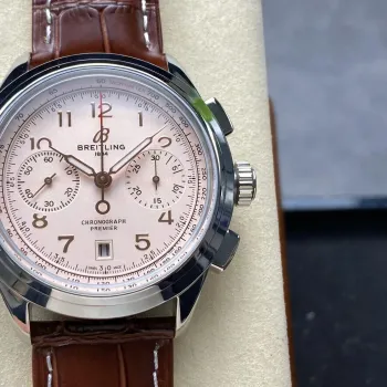 Breitling Premier B01 Chronograph 42 AB0145211G1P2 Replica - Silver Dial