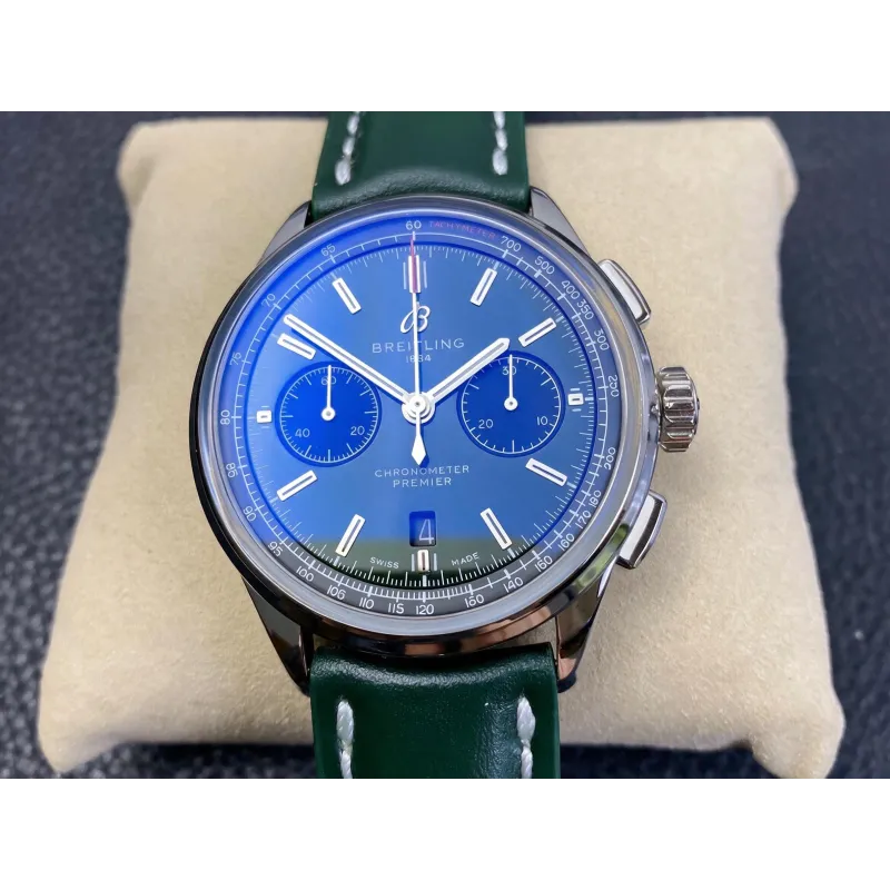 Breitling Premier AB0118221L1P2 Replica - Green Dial Stainless Steel