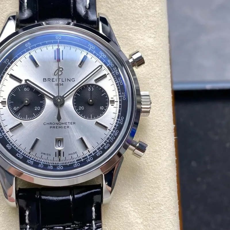 Breitling Premier AB0118221G1P2 Replica - Silver Dial Stainless Steel