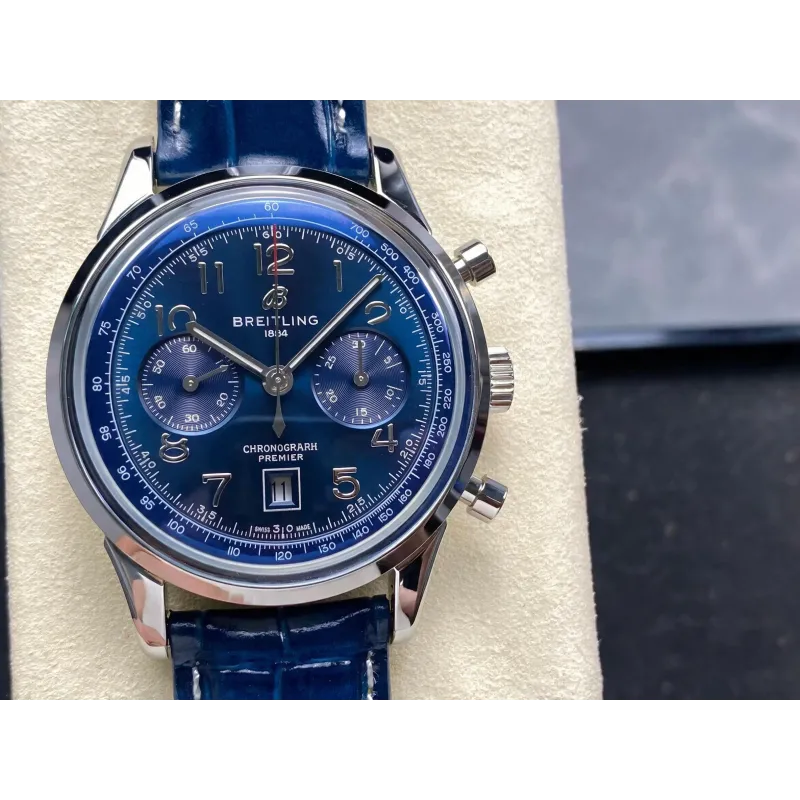 Breitling Premier AB0145171C1P2 Replica - Blue Dial Stainless Steel