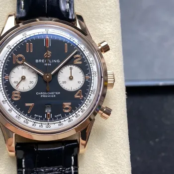 Breitling Premier AB0118A21B1X1 Replica - Black Dial Two-Tone