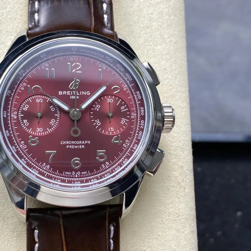 Breitling Premier B09 Chronograph 40 AB0930D41K1P1 Replica - Red Dial