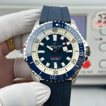 Breitling Superocean Automatic 46 A17378211B1S1 Replica - Cream Dial Rubber Strap