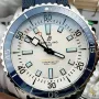 Breitling Superocean A17375E71G1S1 Replica - Silver Dial Fluted Bezel