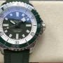 Breitling Superocean 42 A17375A31L1S1 Replica - Green Dial Rubber Strap