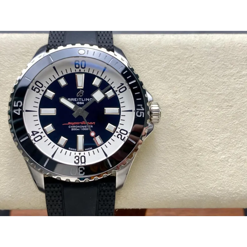 Breitling Superocean 42 A17376211B1S1 Replica - Black Dial Stainless Steel