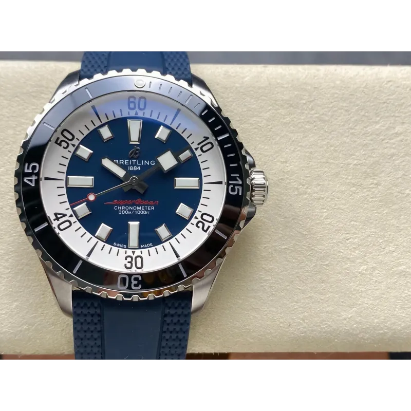 Breitling Superocean 42 A17376211C1S1 Replica - Blue Dial Stainless Steel