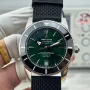Breitling Superocean Heritage AB2010121L1S1 Replica - Green Dial Rubber Strap