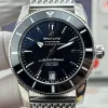 Breitling Superocean Heritage AB2010121B1A1 Replica - Black Dial Milanese Mesh