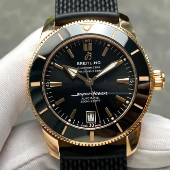 Breitling Superocean Heritage RB2010121B1S1 Replica - Black Dial Fluted Bezel
