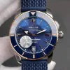 Breitling Superocean Heritage UB3112161C1S1 Replica - Blue Dial Fluted Bezel