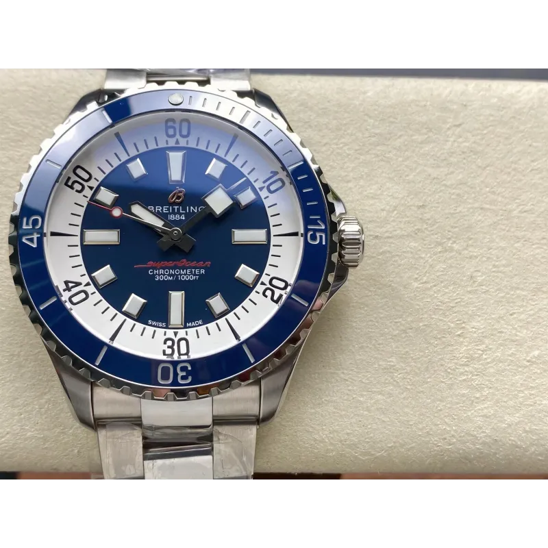 Breitling Superocean A17375E71C1A1 Replica - Blue Dial Stainless Steel